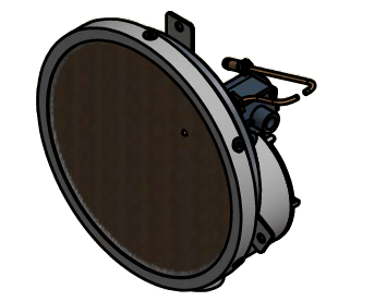 R8 - CATALYTIC HEATER (BRUEST CATALYTIC HEATER) MODEL R-8, 2500BTU/HR INPUT, NATURAL GAS, CSA APPROV